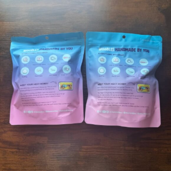 *Rare Bundle* Woobles Pastel Pierre the Penguin & Emilio the Turtle Crochet Kits - Picture 2 of 2